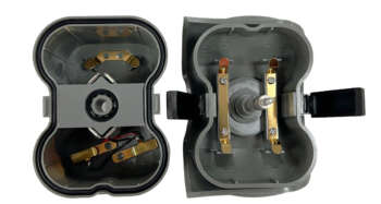 Spectra DG511 DG711 batterijhouder open – zonder batterijen zichtbaar
