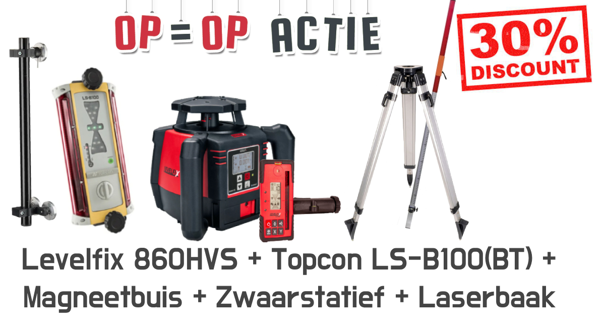 _Levelfix 860HVS set (Actie) Bouwlasers Online