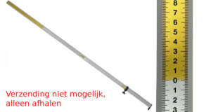 Laserbaak 3.50 meter aluminium 8-hoekig los op witte achtergrond