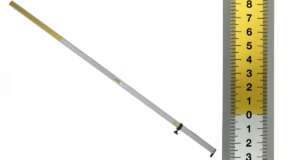 Laserbaak 3.50 meter aluminium 8-hoekig los op witte achtergrond