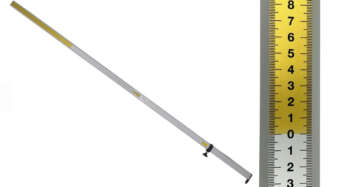 Laserbaak 3.50 meter aluminium 8-hoekig los op witte achtergrond