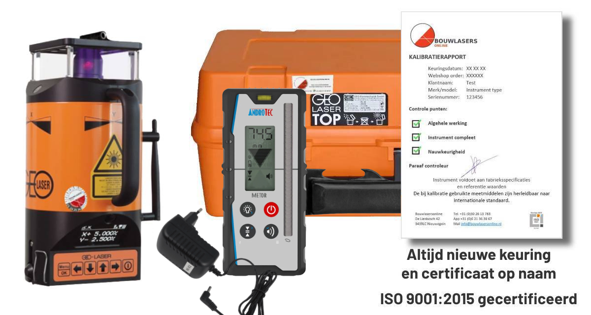 Geo laser NL-702 set Bouwlasers Online