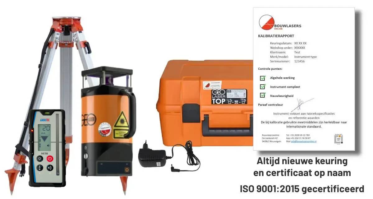 Geo laser RL-71L set met statief Bouwlasers Online