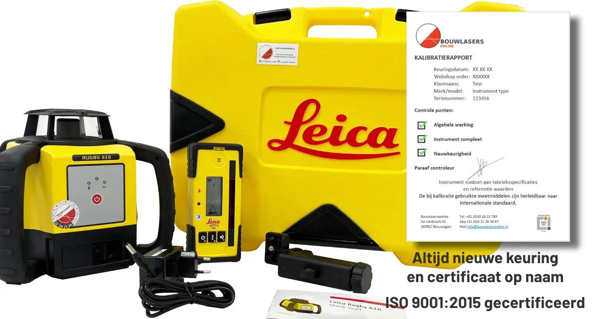 Leica Rugby 610 set Bouwlasers Online