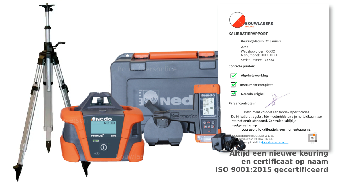 _Nedo Primus3 HVA set met statief Bouwlasers Online