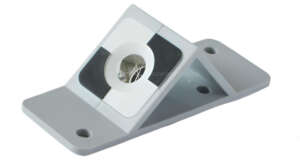 Rothbucher RSMP15 mini prisma met hoekplaat, losse uitvoering met zilvergecoat prisma van Ø12,7 mm