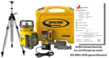 Spectra GL-622N dubbel afschot laser set incl. ontvanger en verstelbaarstatief