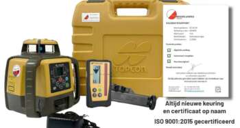Topcon RL-HV2S dubbel afschotlaser set met LS-100D millimeterontvanger"