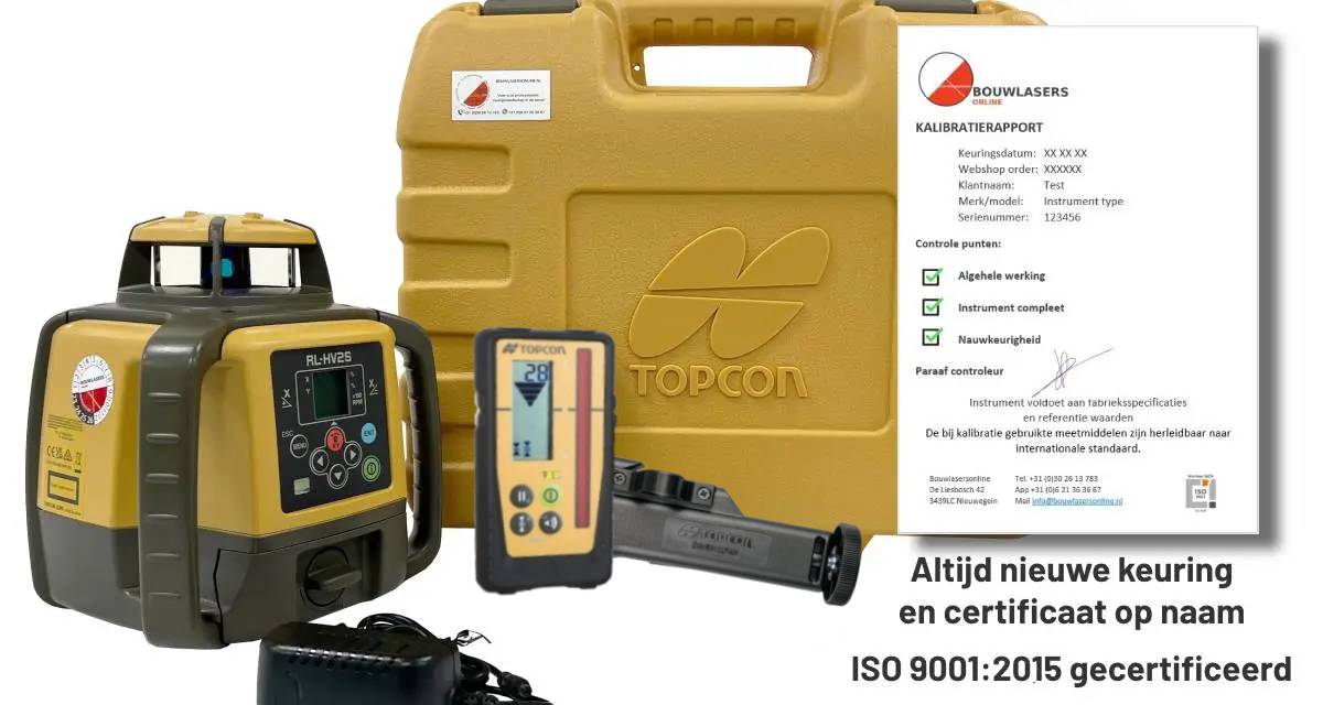 _Topcon RL-HV2S set Bouwlasers Online