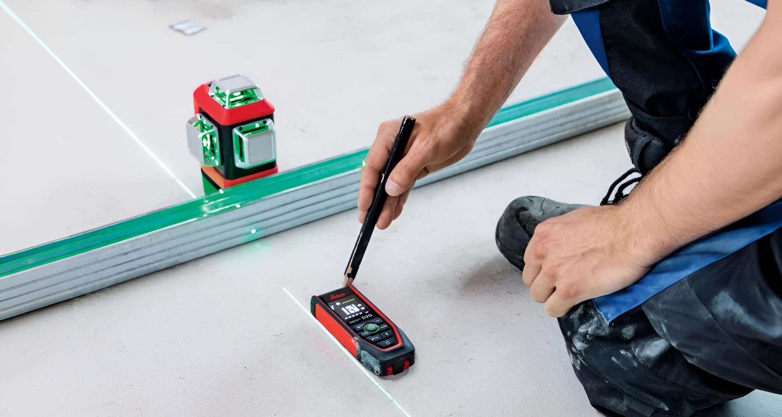 Leica Disto D2G gebruiken bij interieur meting