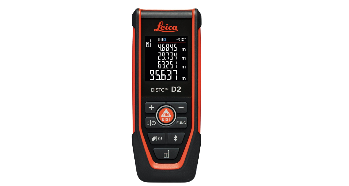 Leica Disto D2 (2026 model) Bouwlasers Online