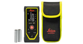 Complete Leica DISTO X1 set met draagtas en accessoires