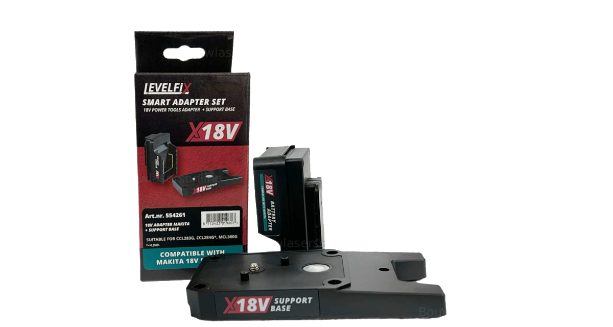 Levelfix X 18V adapter Makita Bouwlasers Online