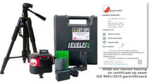 Levelfix CCL170G complete set met licht telescopisch statief