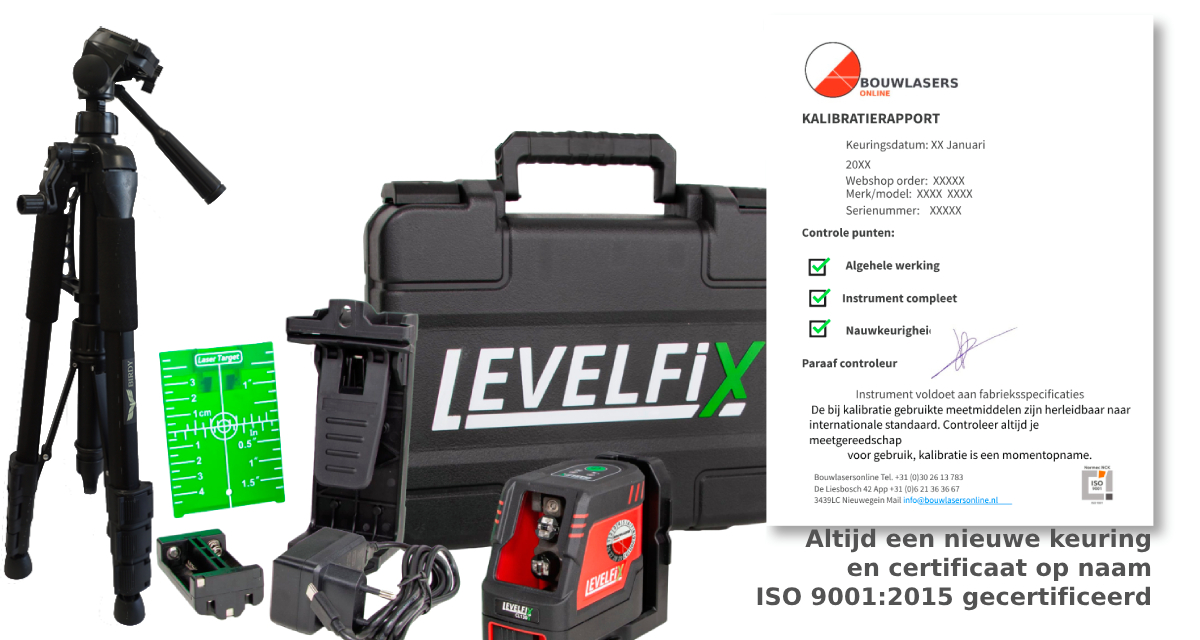 _Levelfix CL130G met statief Bouwlasers Online