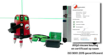 Complete set Levelfix CL618G in koffer inclusief certificaat.