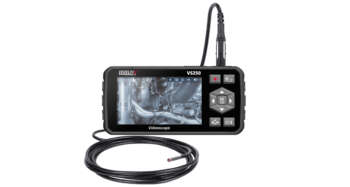 LevelFix VS250 videoscoop los op witte achtergrond met 4,45 inch kleurenscherm en 3 meter sonde