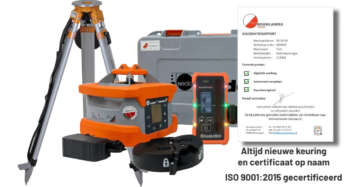 Nedo Dubbel Afschotlaser Set Incl. Nedo Acceptor MAXX Digitale mm Ontvanger