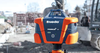 Nivelleringswerkzaamheden met de Nedo PRIMUS 3H.