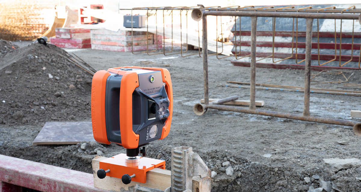 Nedo Primus3 HVA in gebruik bij verticaal uitlijnen