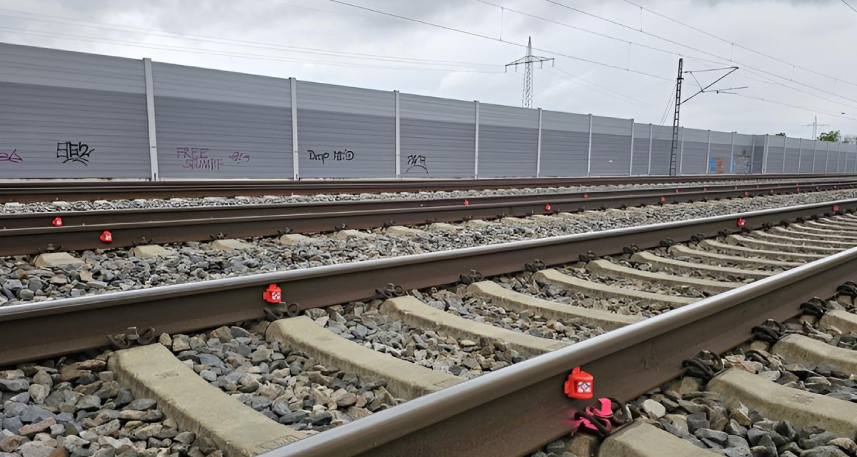 RS183Mg gebruikt voor spoorwegmonitoring