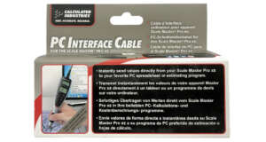 Verpakking van de datakabel voor Scale Master Pro XE.