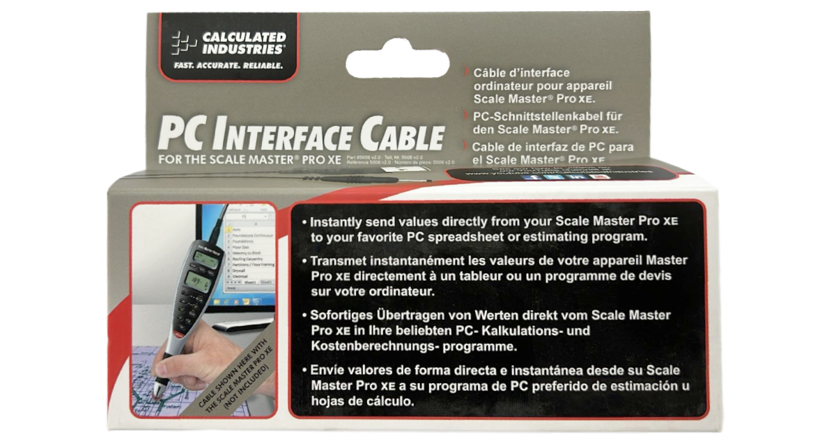 Scale Master Pro XE datakabel Bouwlasers Online
