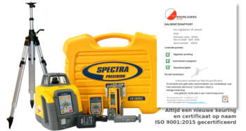 Spectra HV1305C set met ontvanger, certificaat en statief tot 2,95m