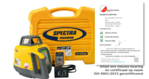Spectra HV1305GC laser set met koffer en accessoires