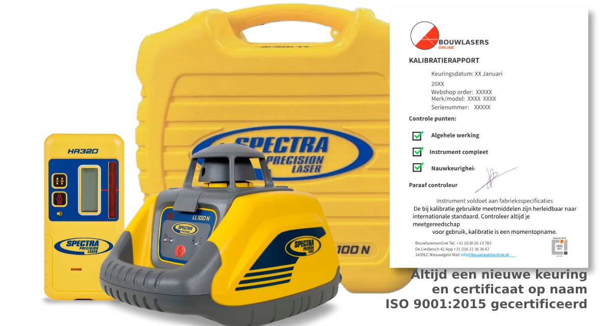 _Spectra LL100N set Bouwlasers Online