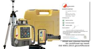 Topcon RL-HV2S compleet set met LS-100D ontvanger en telescopisch statief